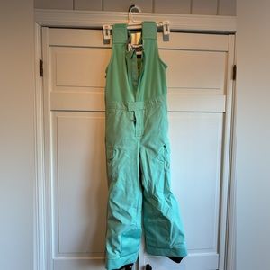 Teal Spyder snow bib